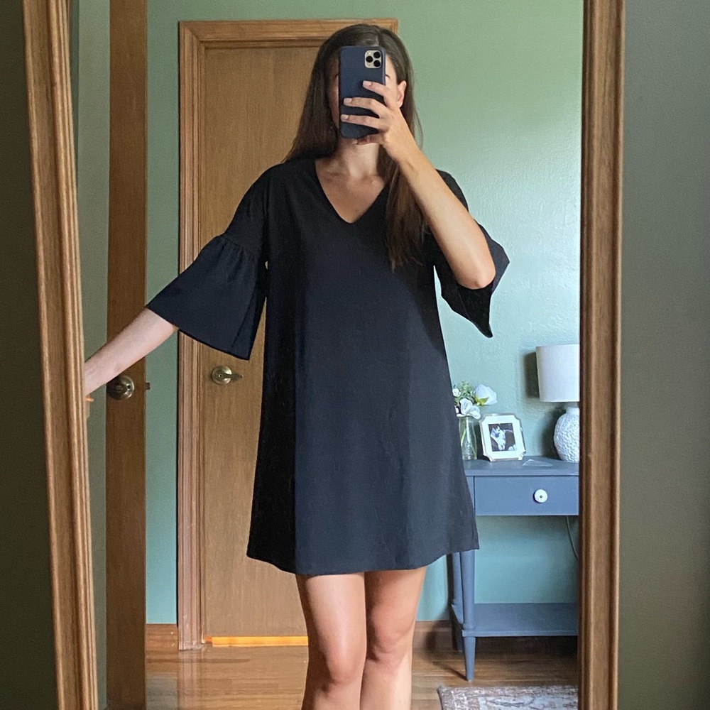 Mango Women’s Black Shift Dress